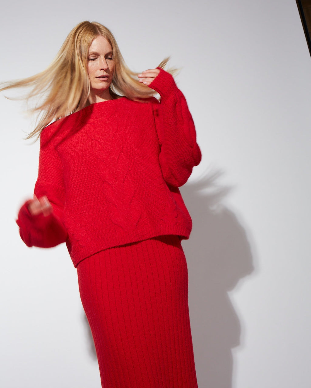 Vaida Cable-Knit Wool-Blend Sweater