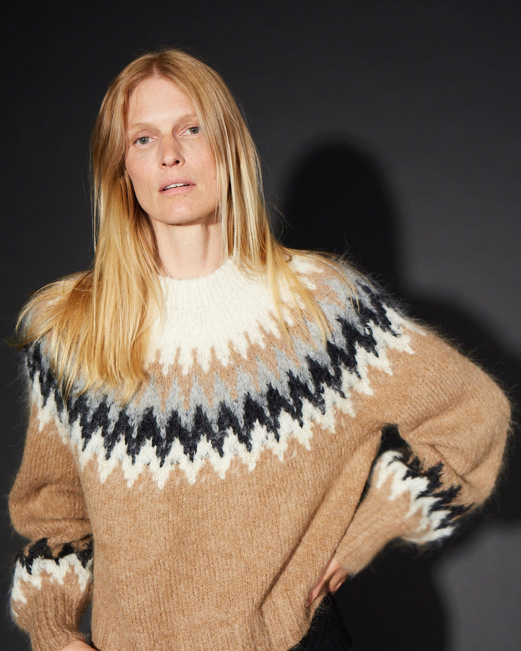 Harper Fair-Isle Alpaca-Blend Sweater