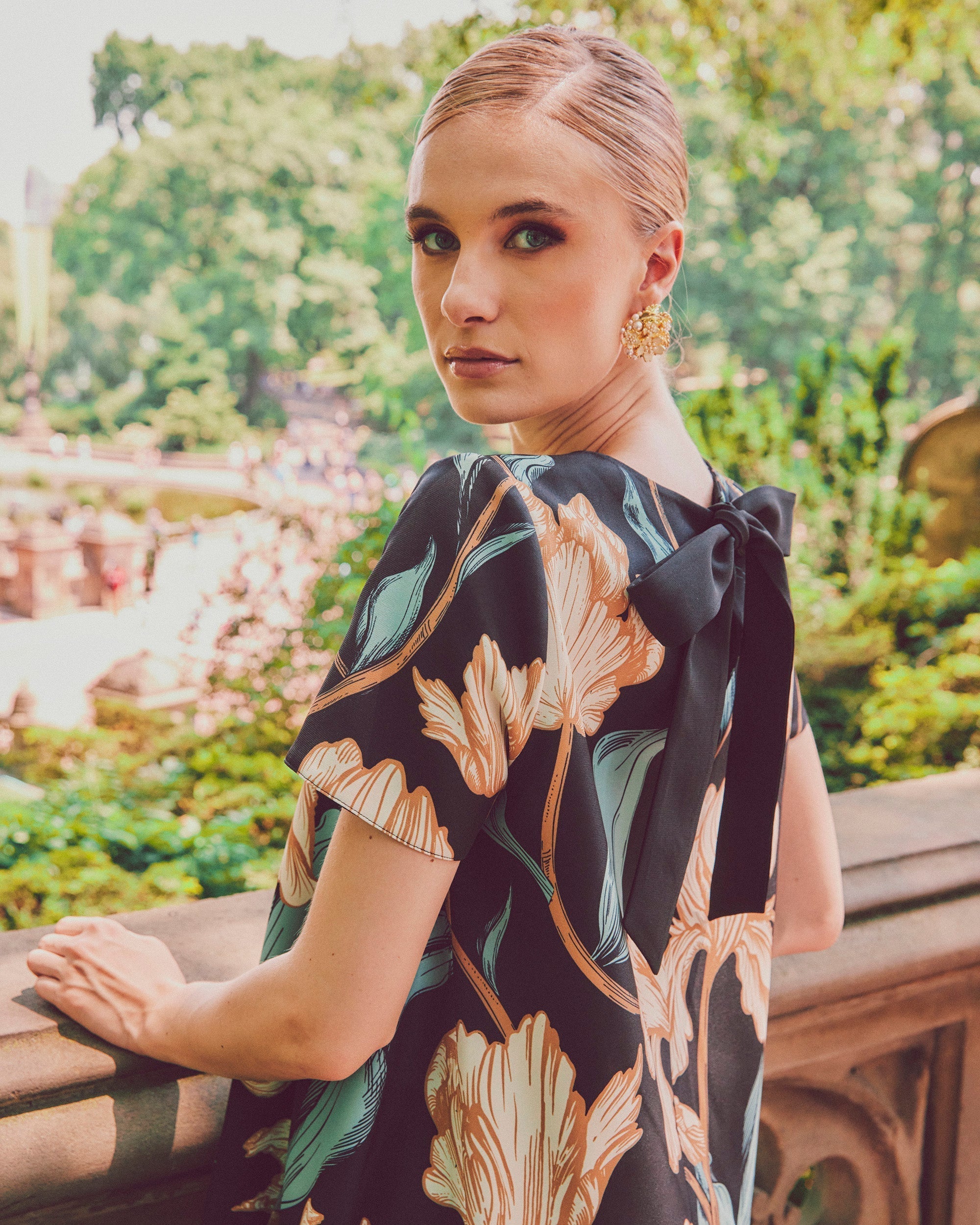 Cecily Reversible Stretch-Crepe Mini Dress