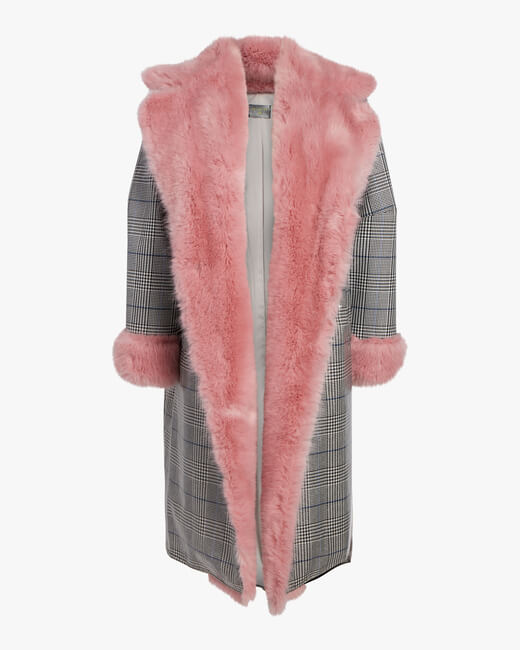 Fur Trimmed Psycho Trend Coat