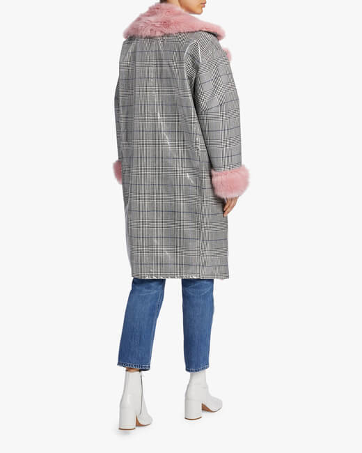 Fur Trimmed Psycho Trend Coat