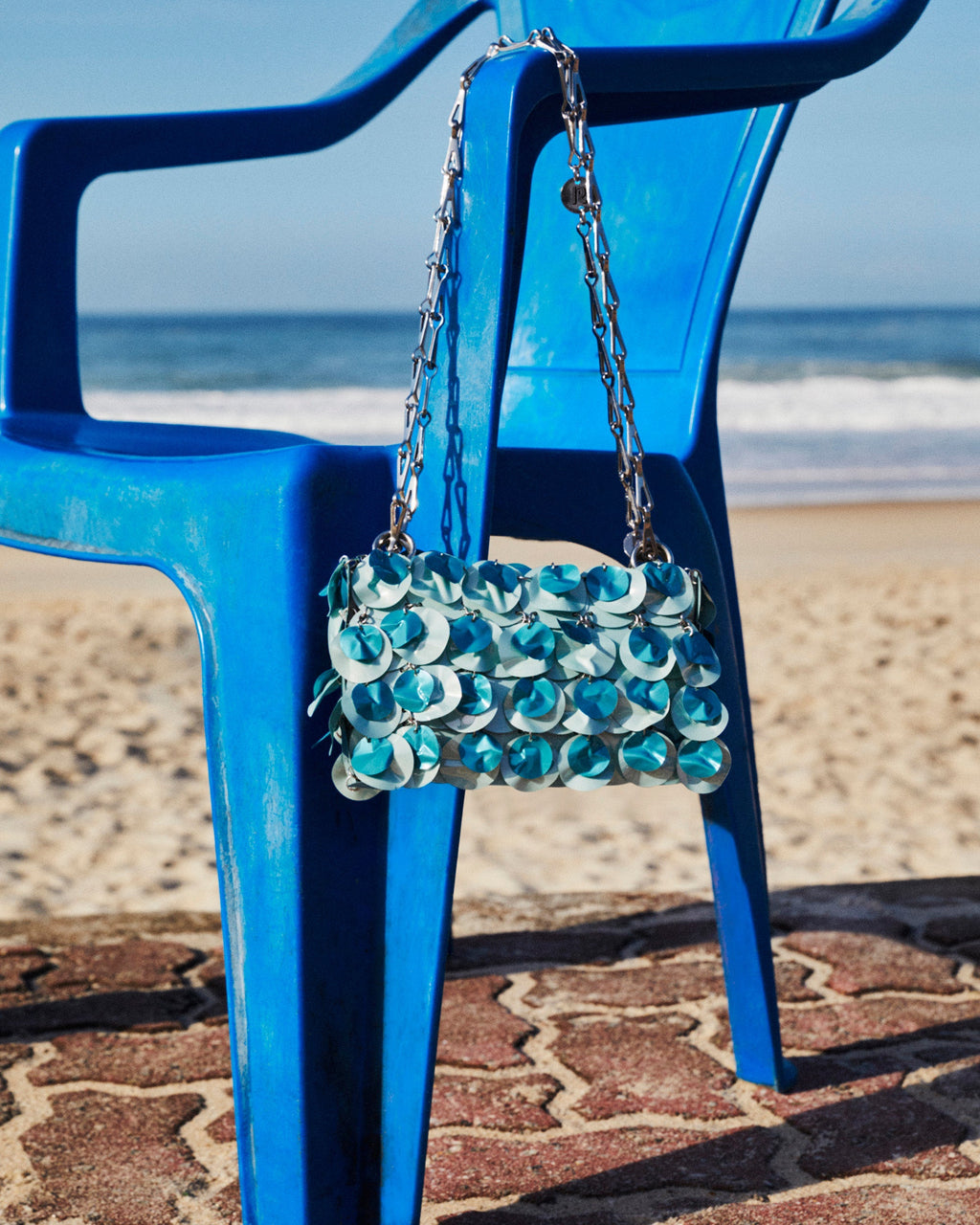 Sparkle Nano Paillette Embellished Shoulder Bag