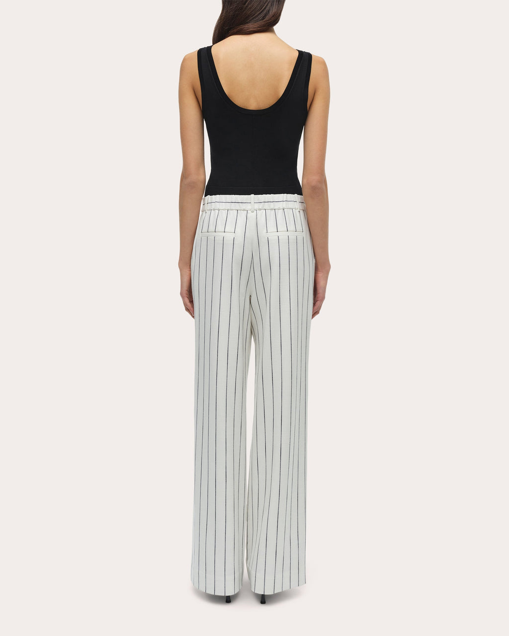 Tavar Stripe Straight-Leg Pants