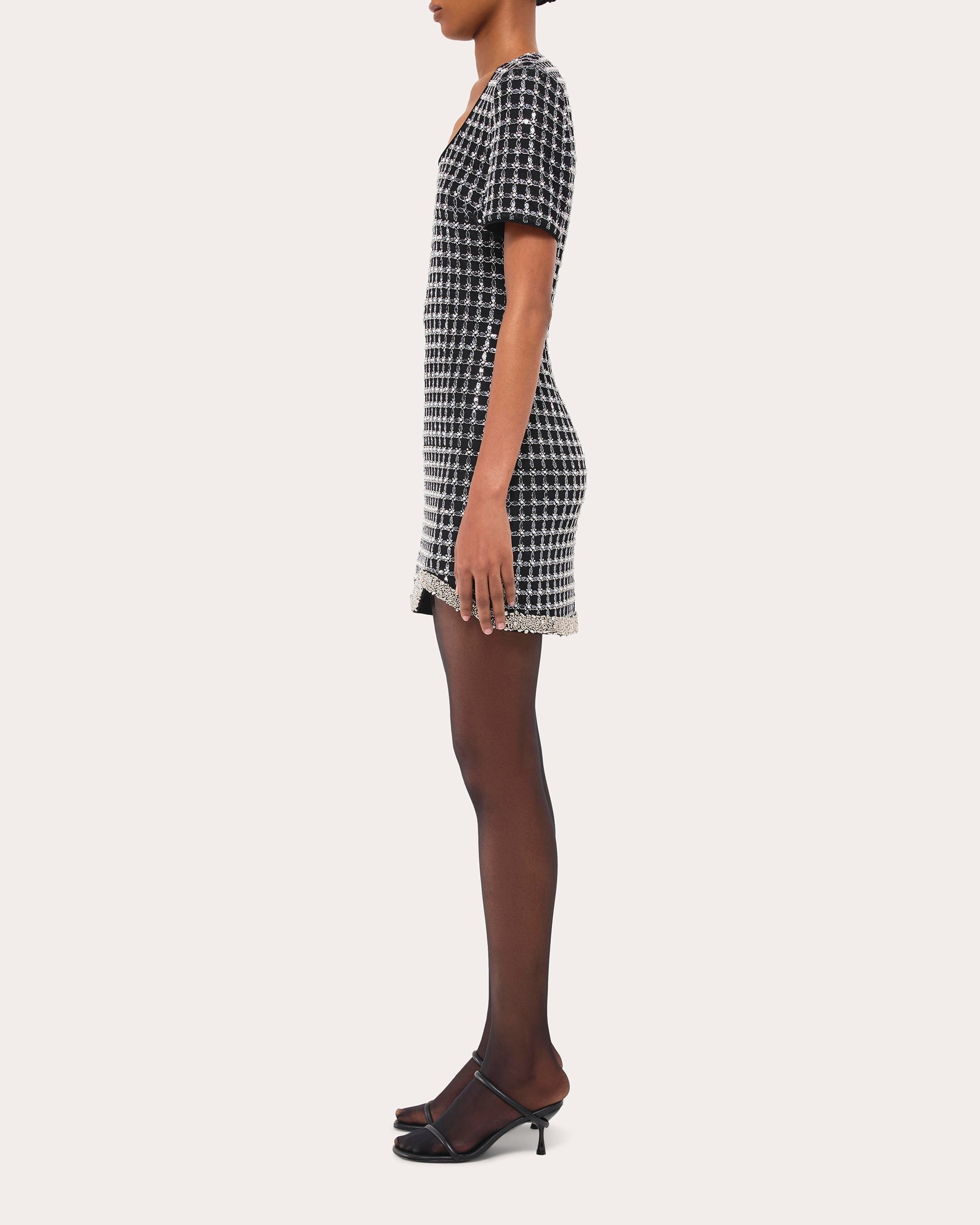 Vivalie Embellished Mini Dress