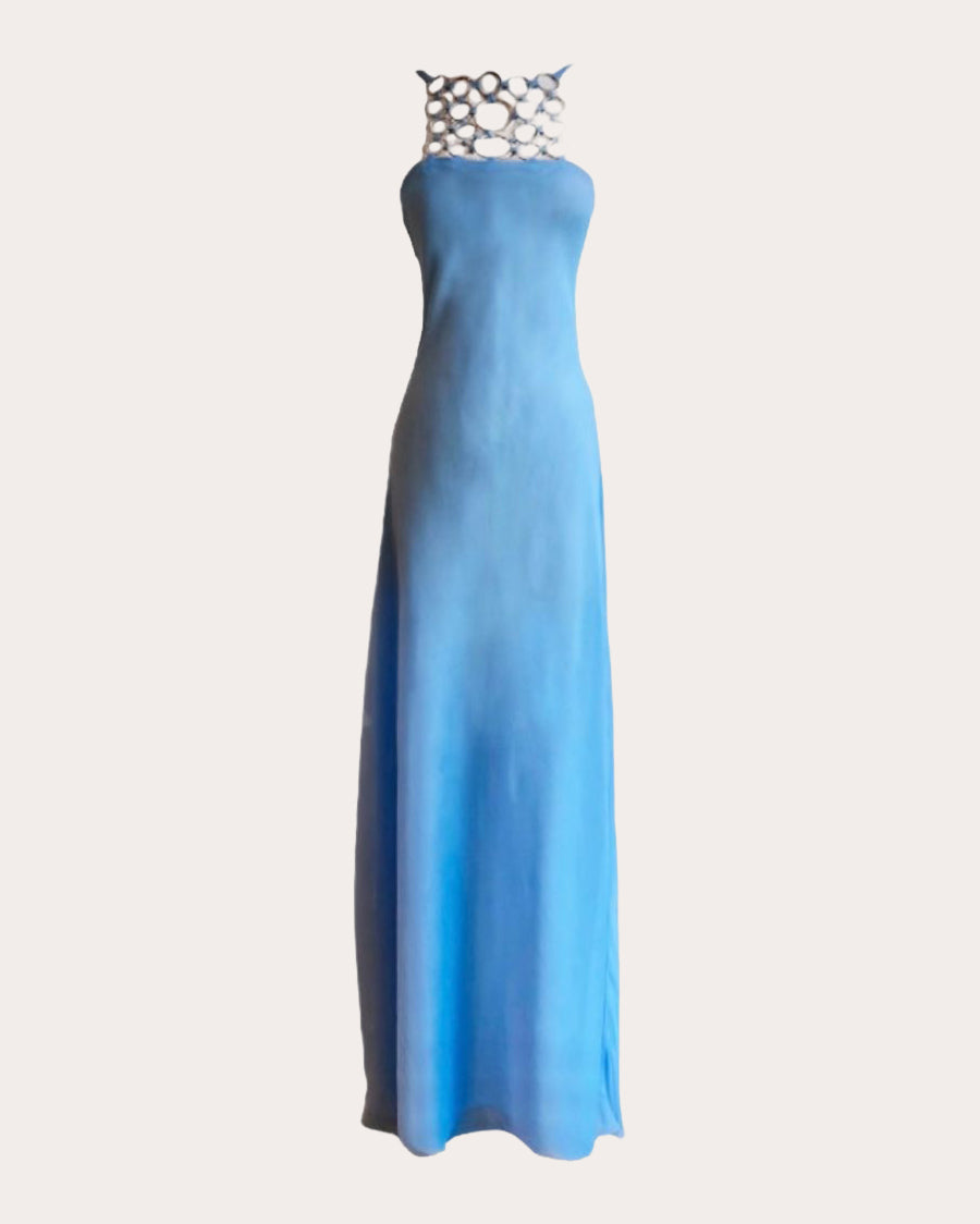 Dayi Embellished Silk-Blend Gown