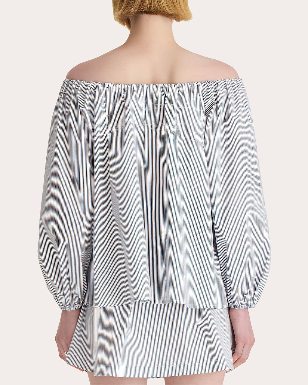 Kaiya Pleated Off-Shoulder Top