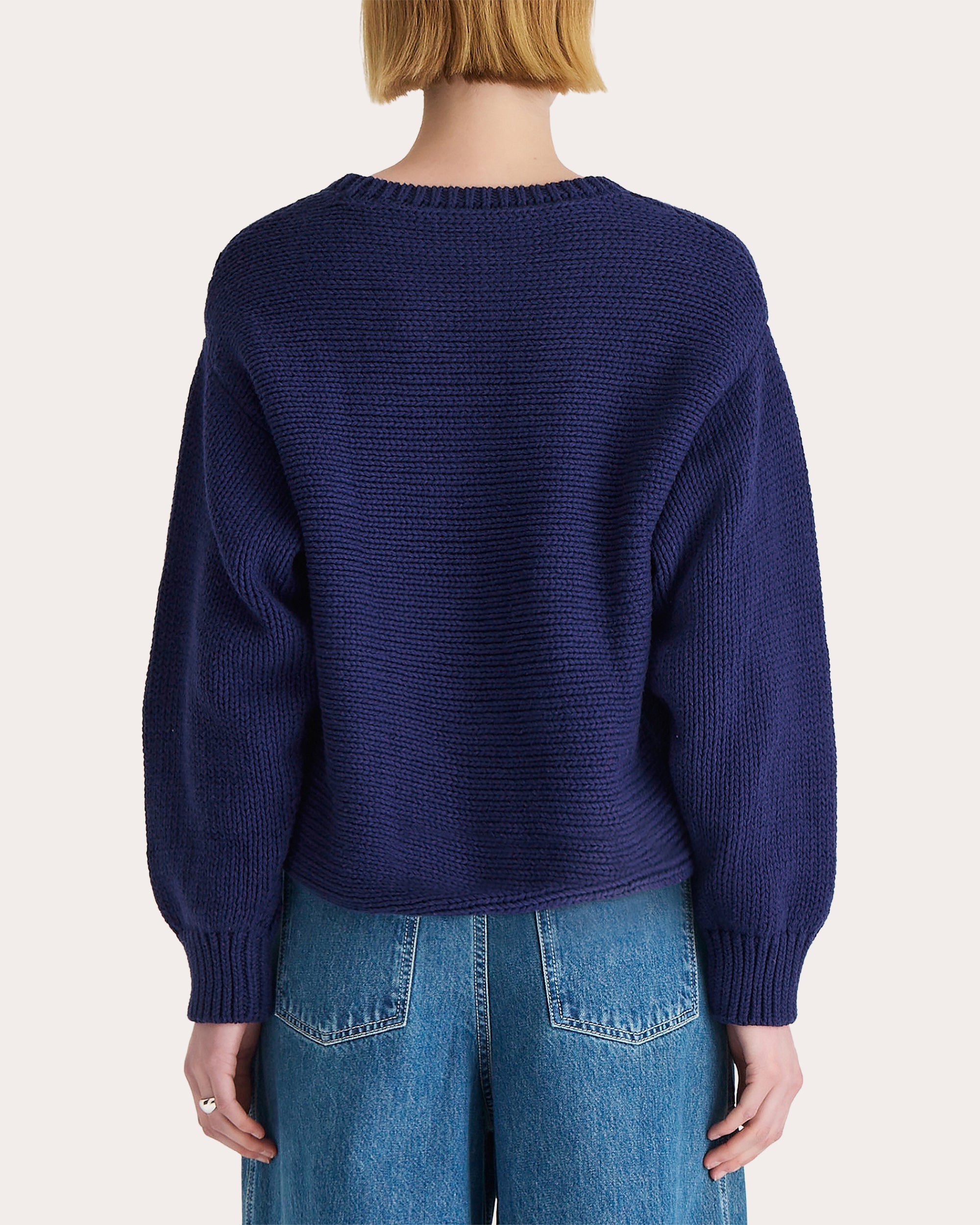 Serin Cable Knit Cotton Sweater