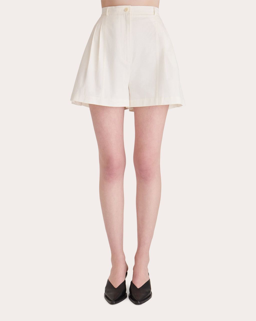 Maiko Pleated Twill Shorts