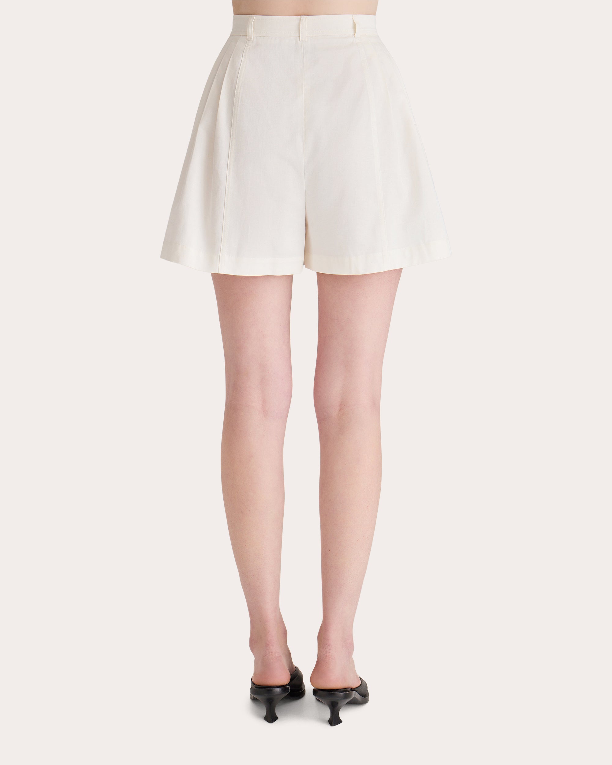 Maiko Pleated Twill Shorts