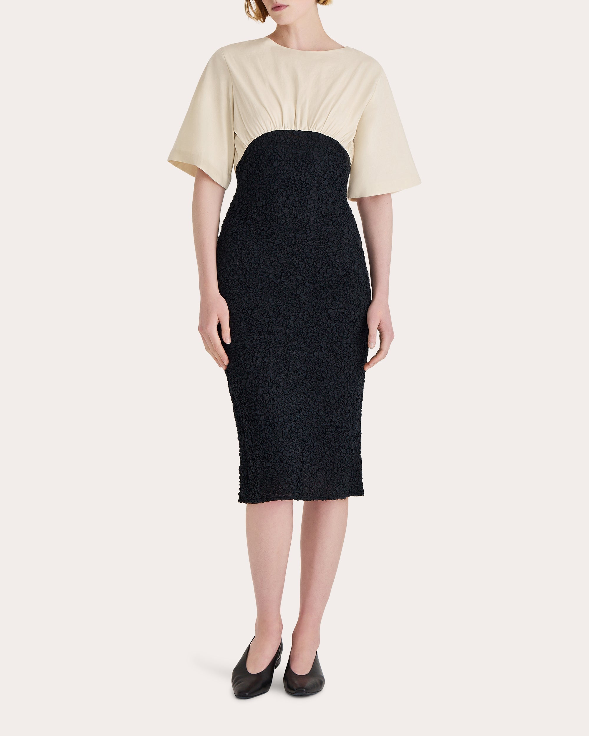 Solene Smocked Cotton Voile Dress