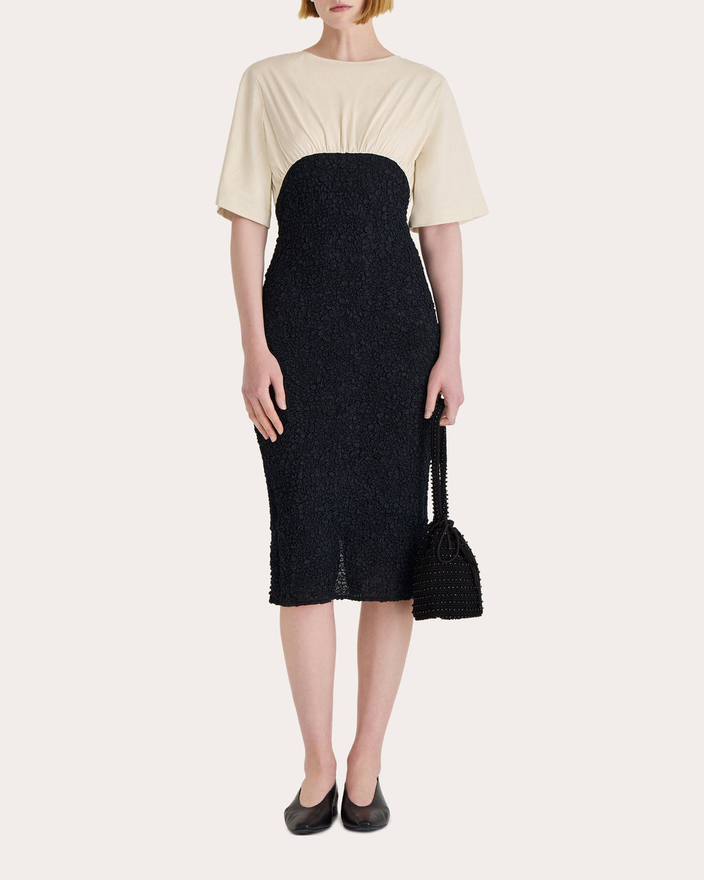 Solene Smocked Cotton Voile Dress