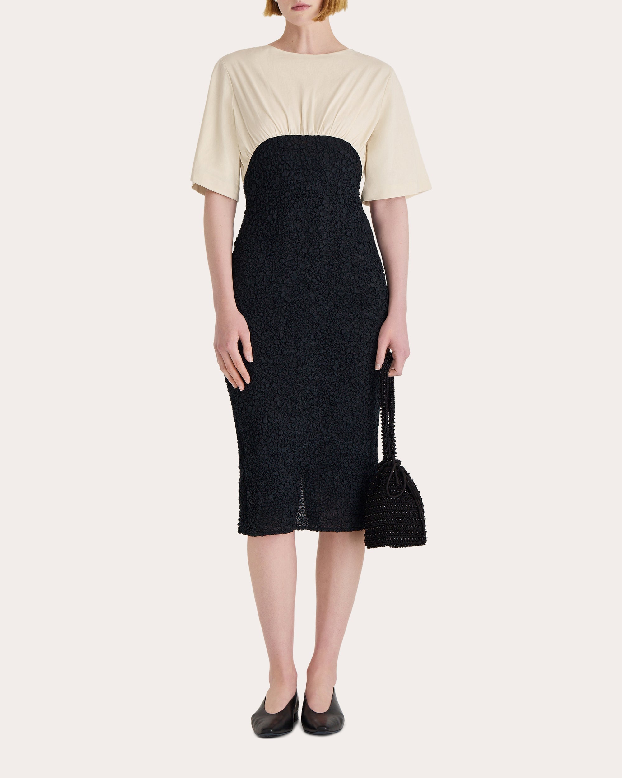 Solene Smocked Cotton Voile Dress