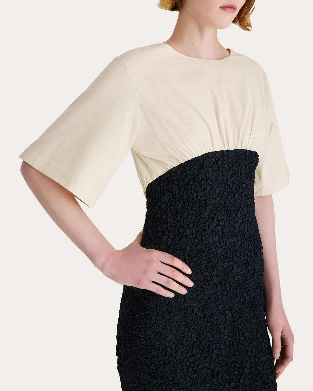Solene Smocked Cotton Voile Dress