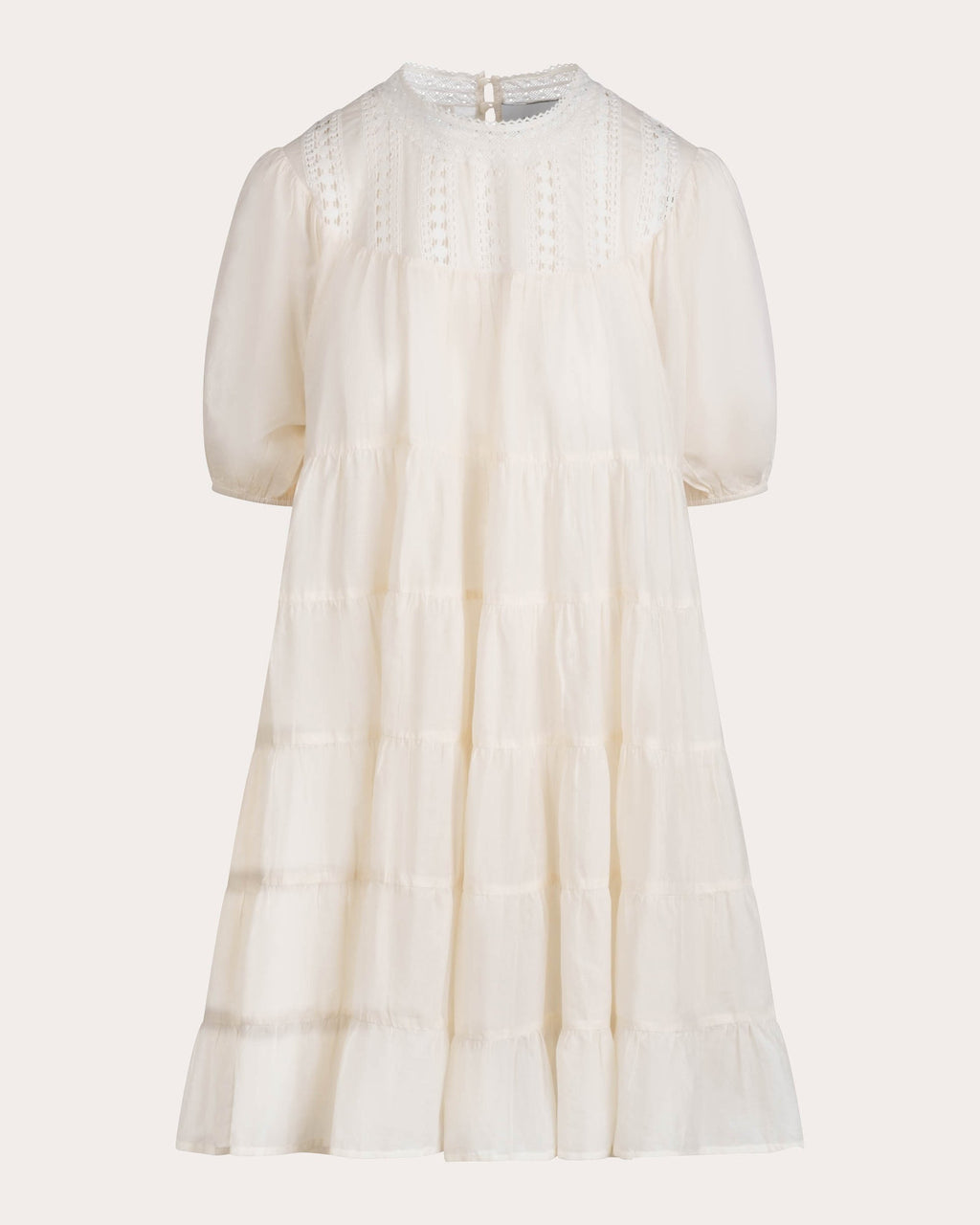 Estelle Tiered Voile Mini Dress