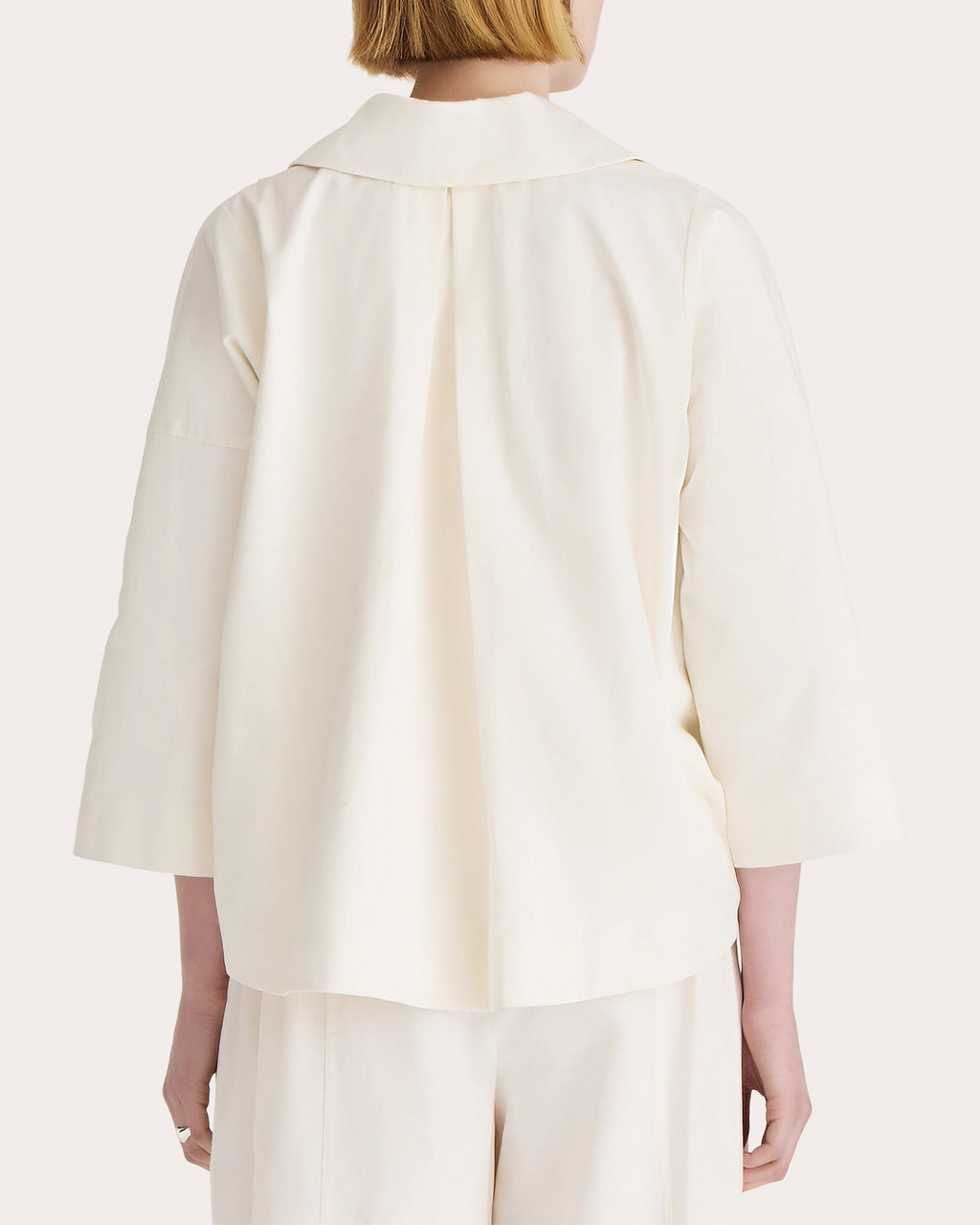 Solara Cotton-Linen Blend Twill Jacket