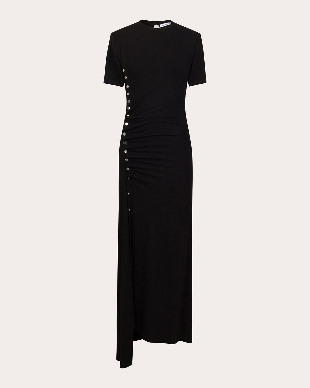 Gathered Jersey Maxi Dress