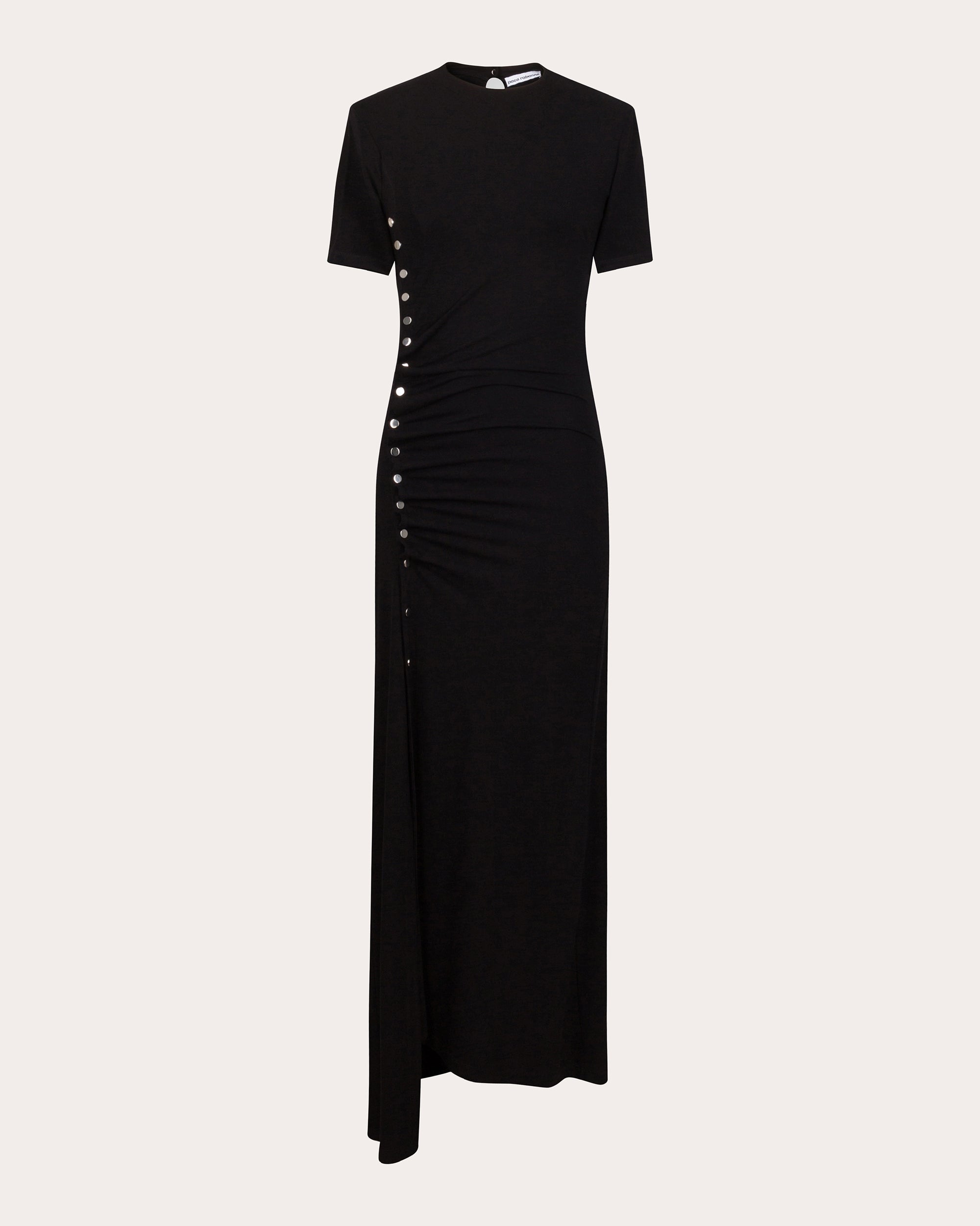 Gathered Jersey Maxi Dress