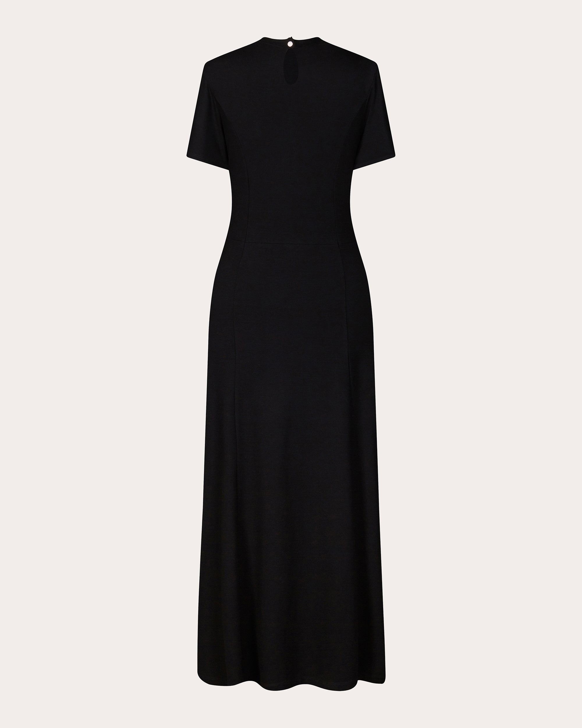 Gathered Jersey Maxi Dress