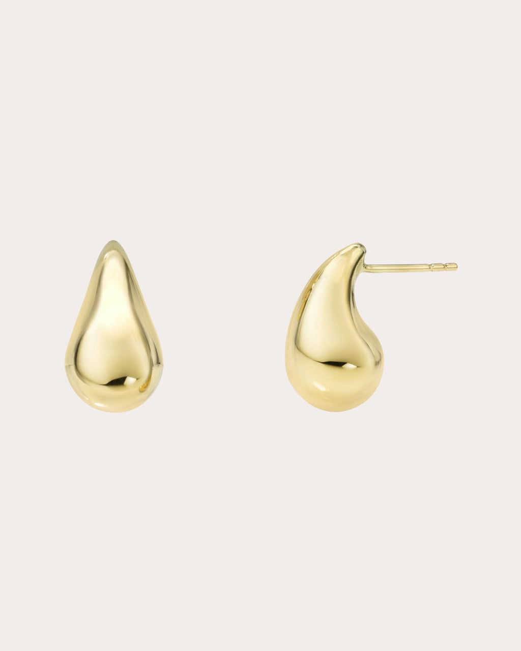 Medium 14K Gold Teardrop Earrings