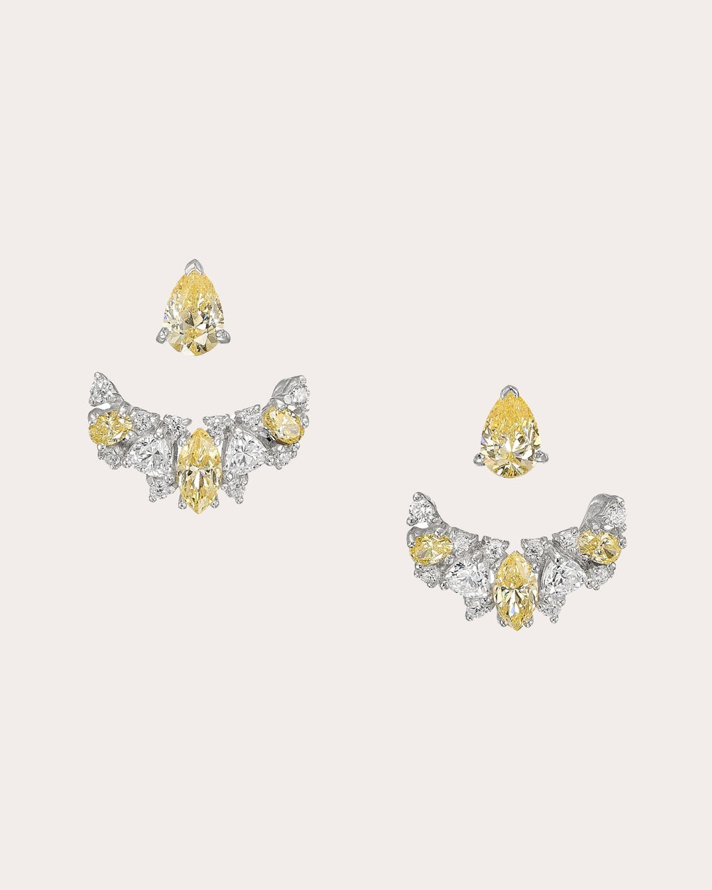 Twinkle 18K Gold and Rhodium Vermeil Lab-Grown Diamond Ear Jackets