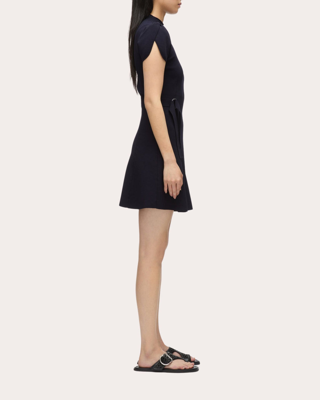 Rib Knit Mini Dress