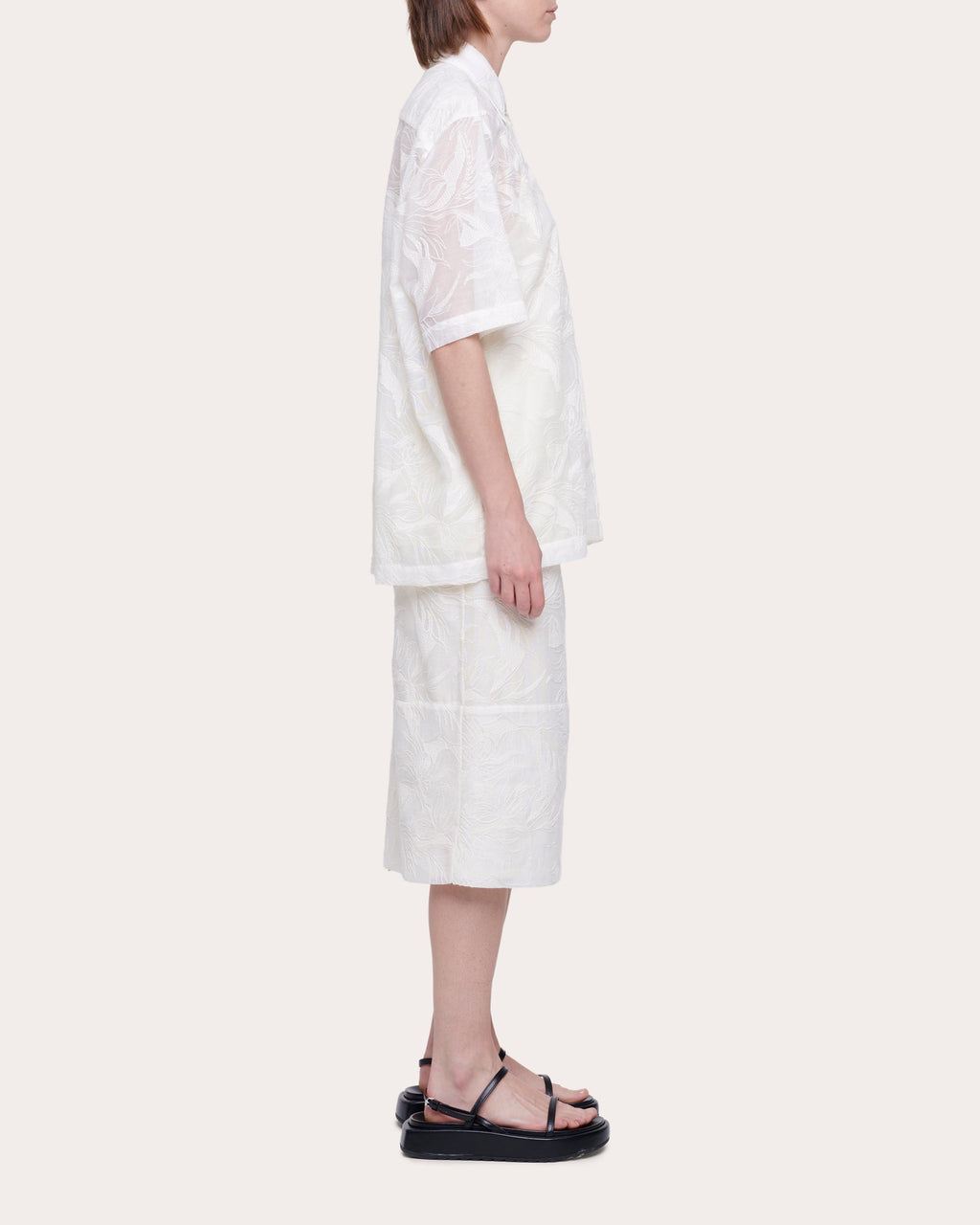 Floral-Lace Shirt