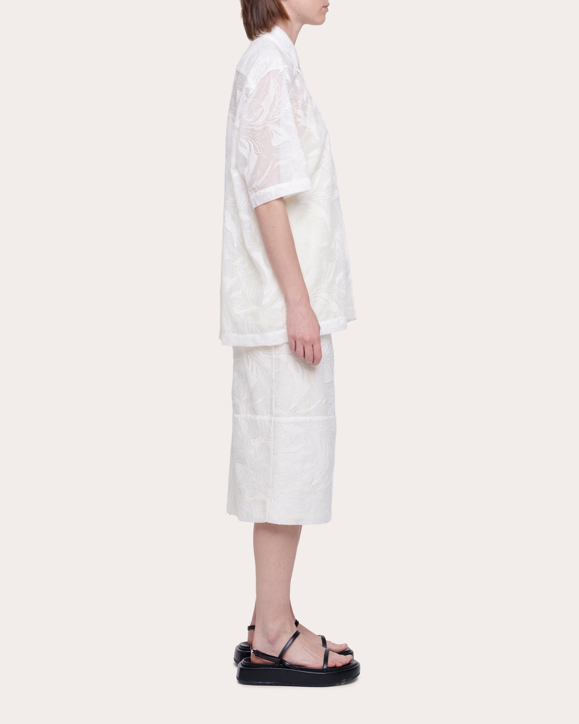 Floral-Lace Shirt