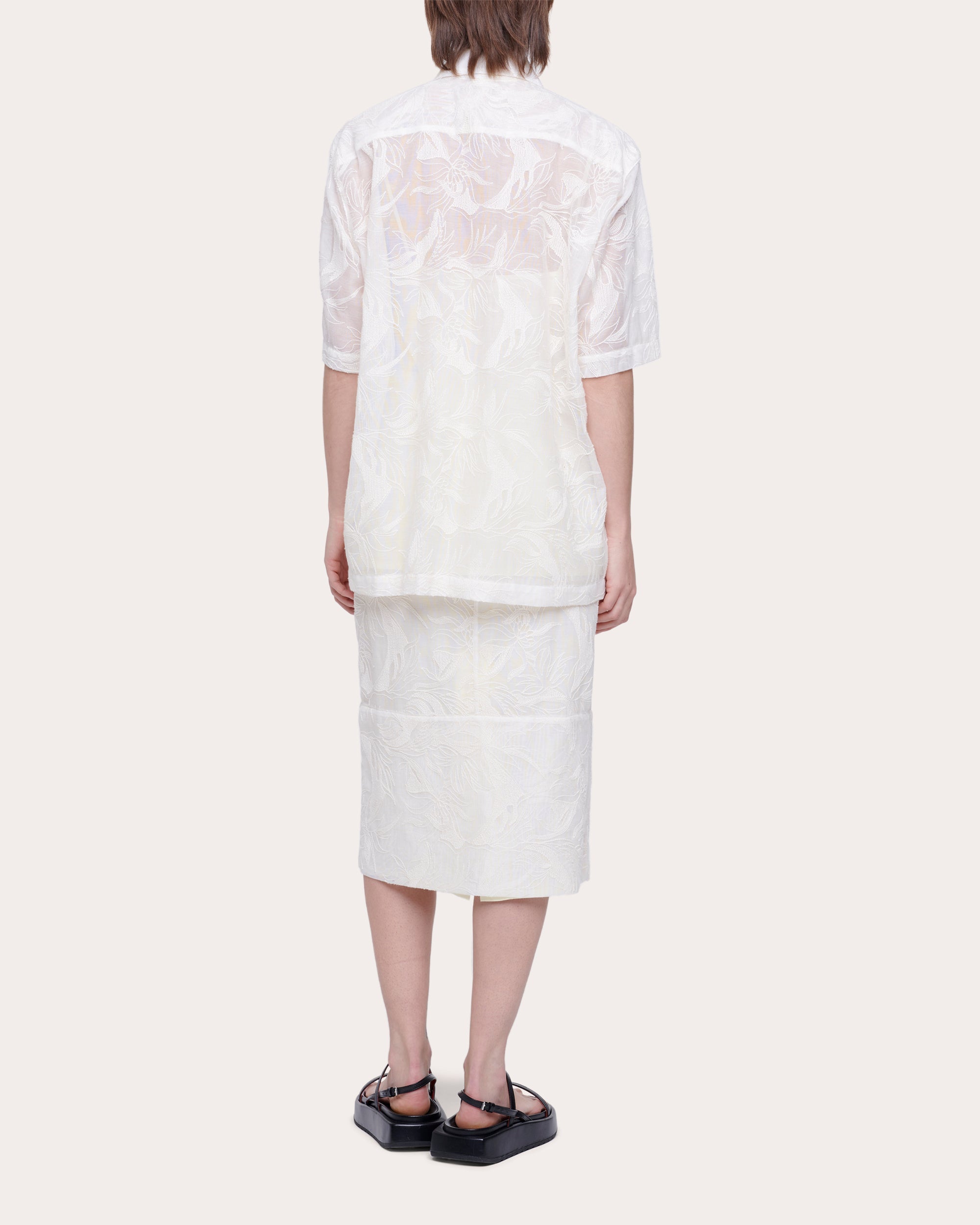 Floral-Lace Shirt