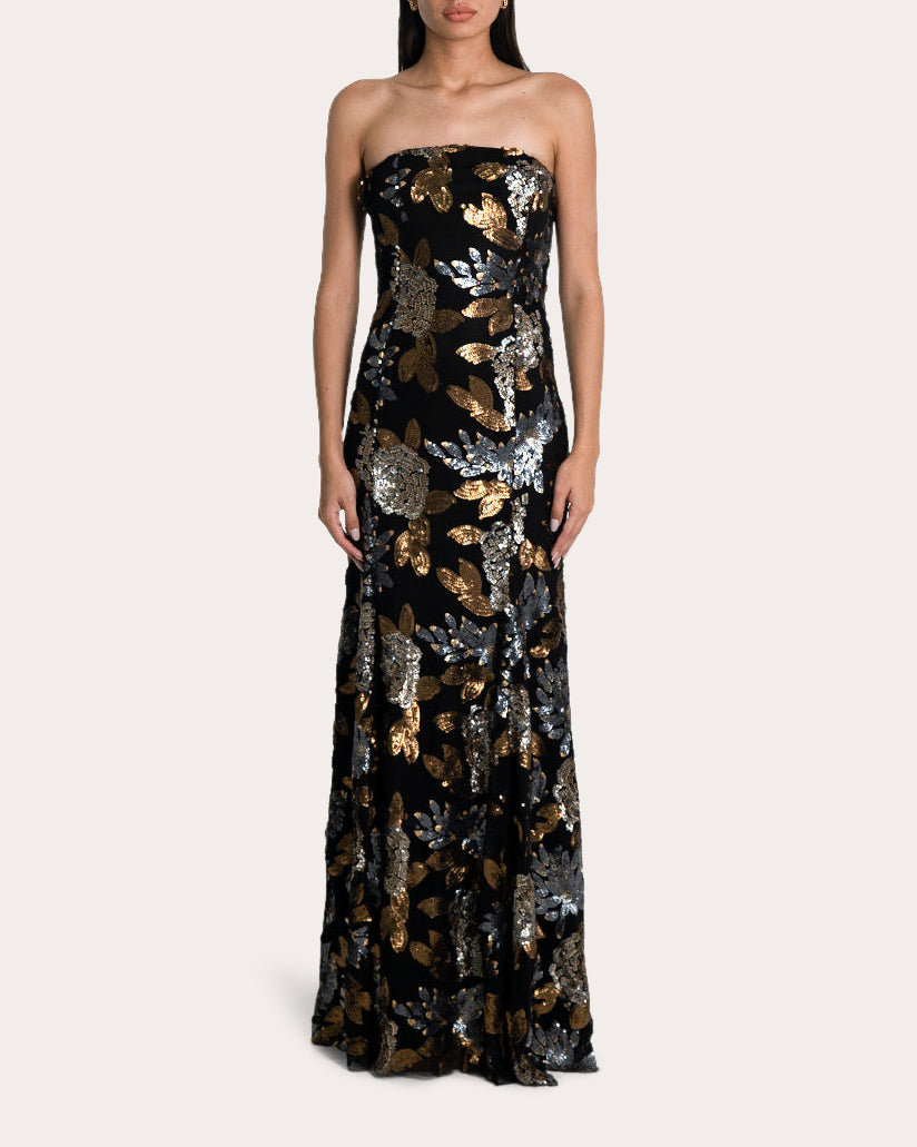 Ñami Convertible Sequin-Embellished Gown