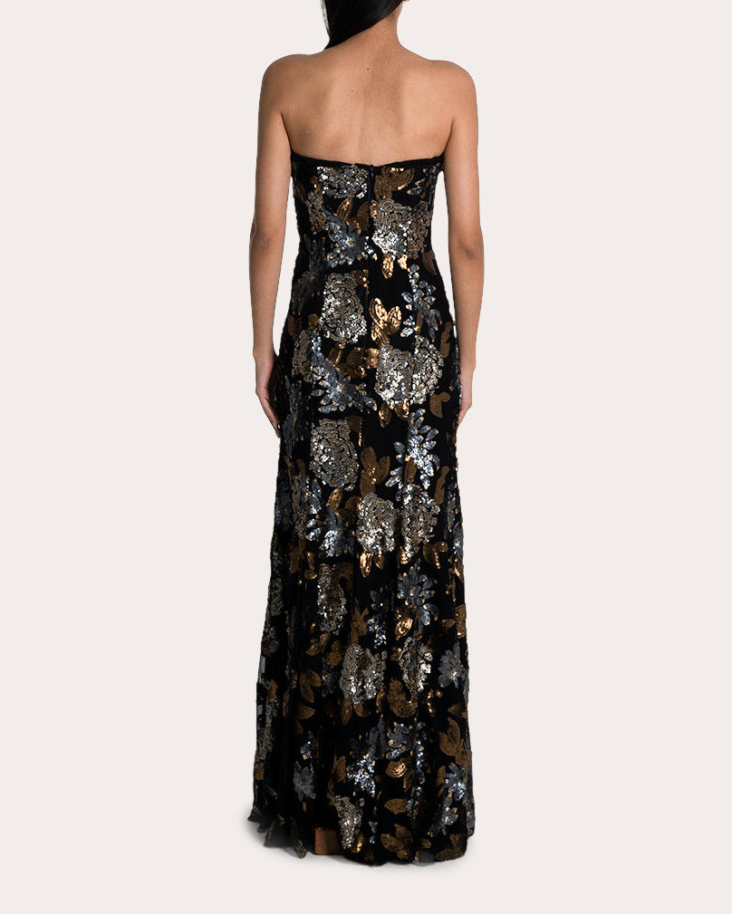 Ñami Convertible Sequin-Embellished Gown