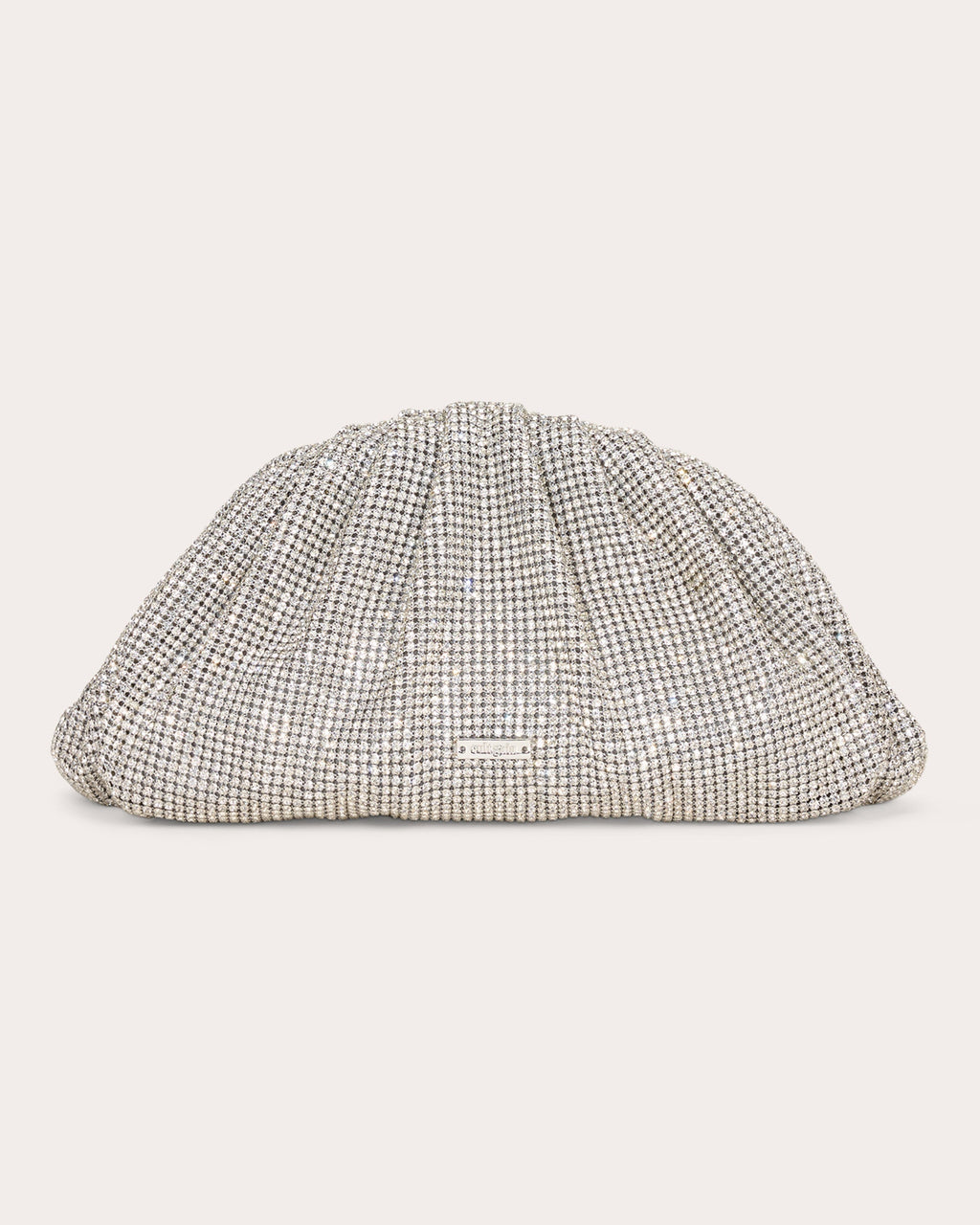 Jaala Mini Crystal-Embellished Mesh Clutch