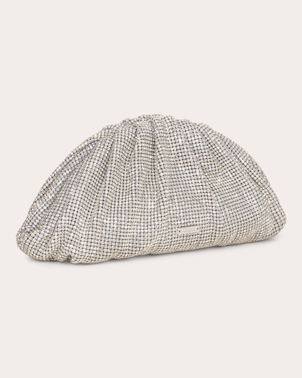 Jaala Mini Crystal-Embellished Mesh Clutch
