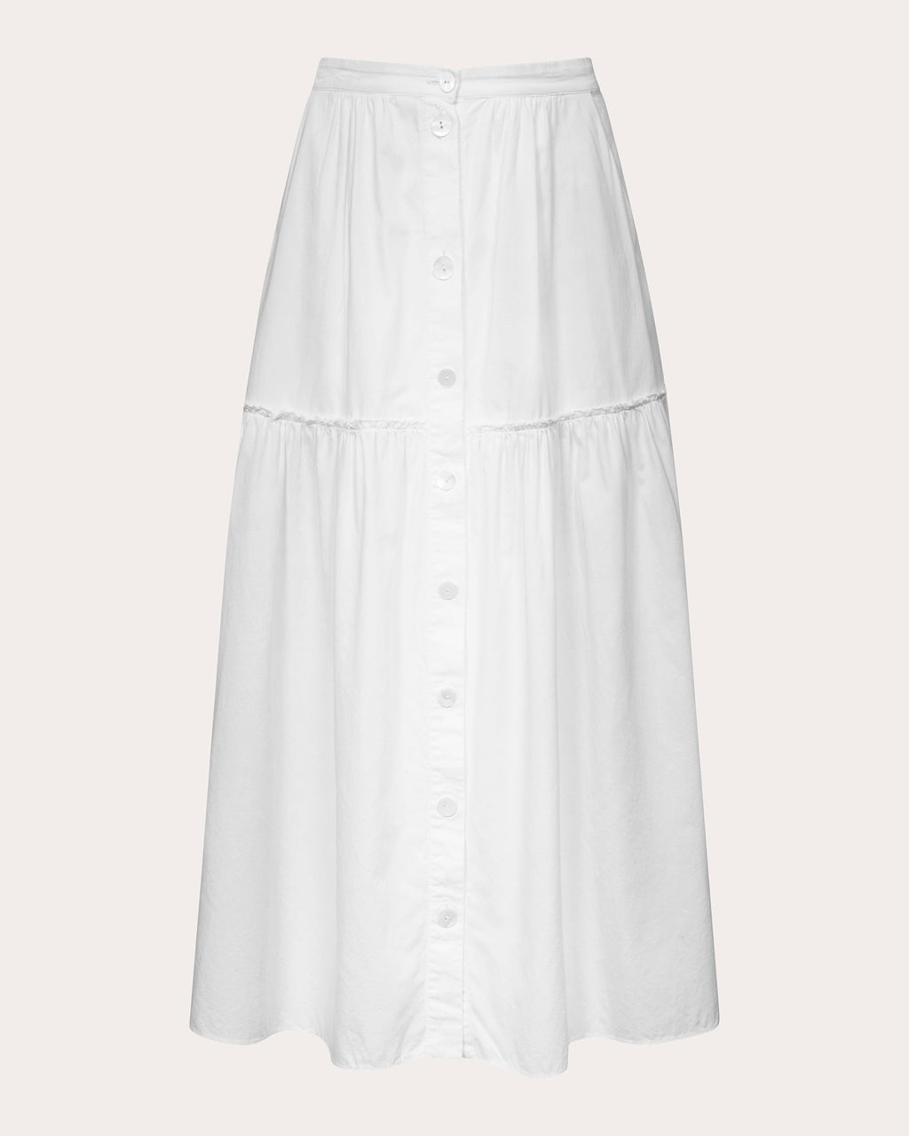 Sylvie Cotton-Poplin Midi Skirt