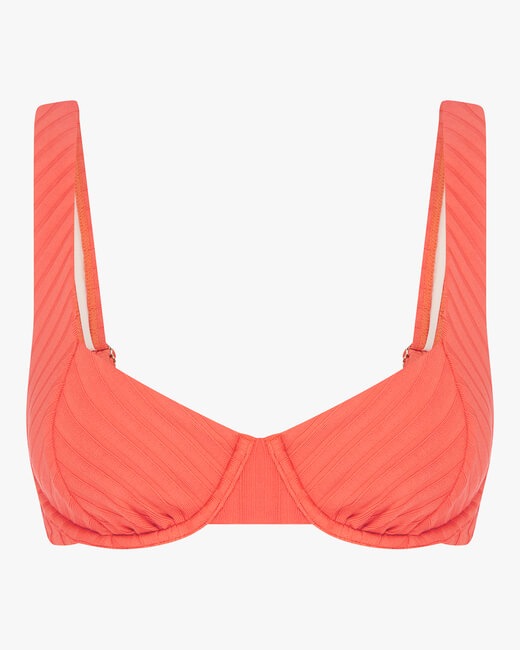 Tangerine Balconette Bikini Top
