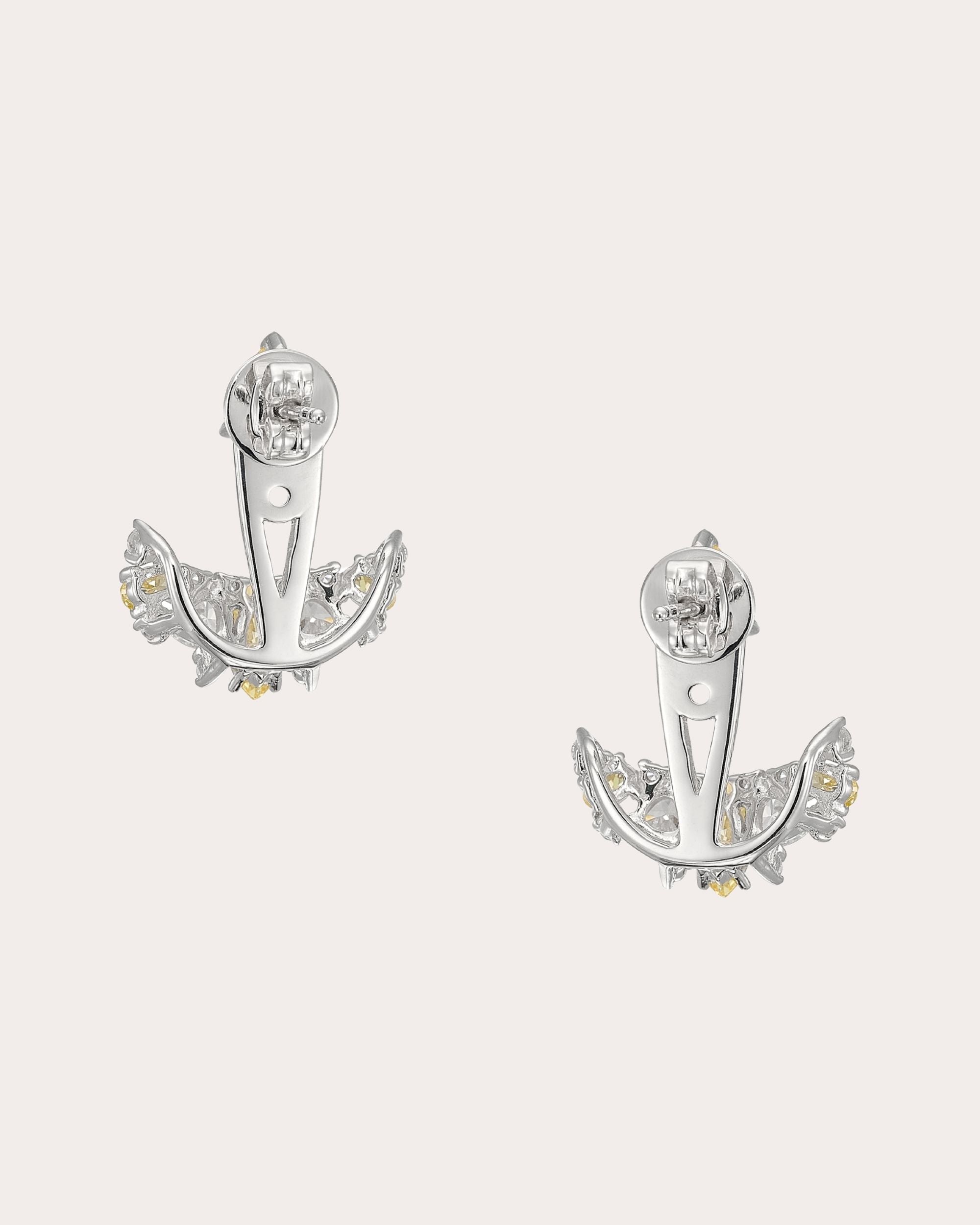 Twinkle 18K Gold and Rhodium Vermeil Lab-Grown Diamond Ear Jackets