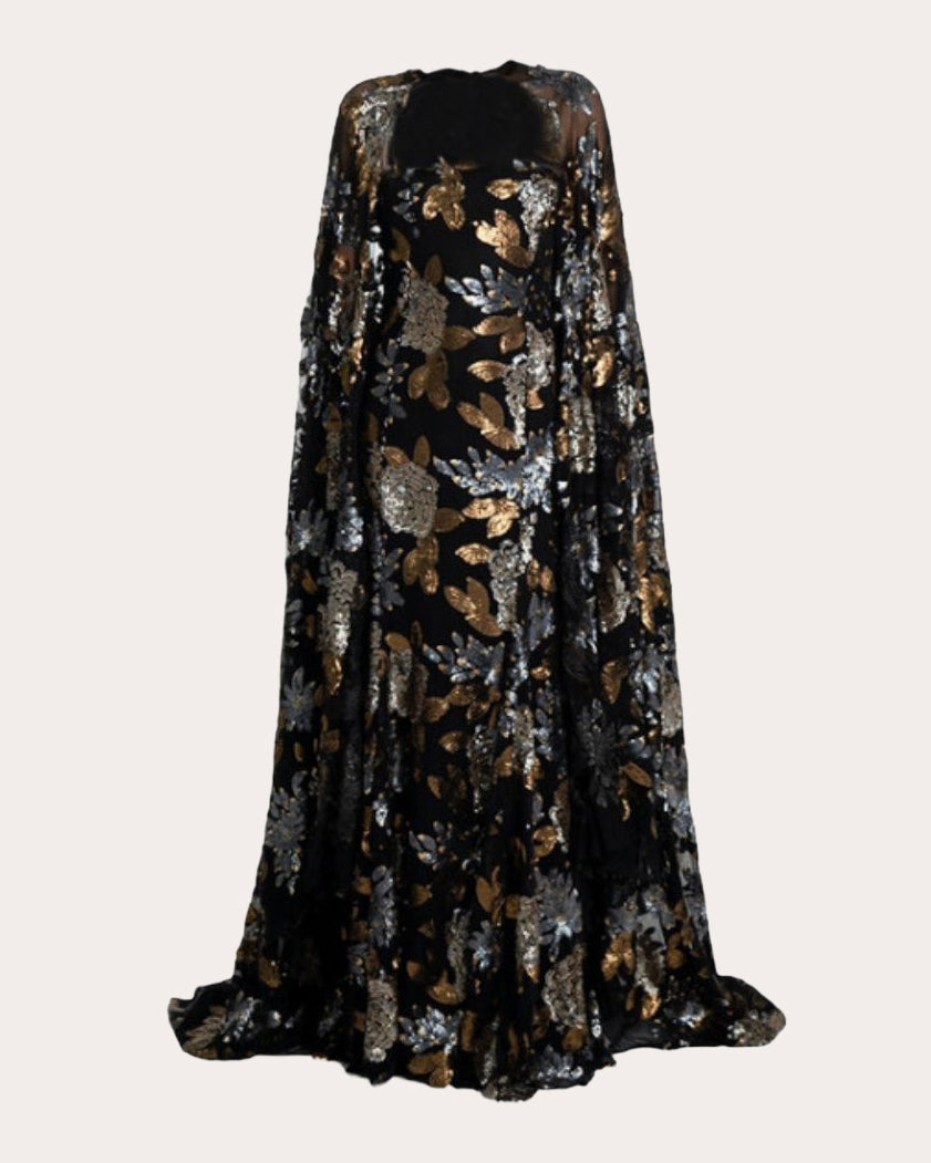 Ñami Convertible Sequin-Embellished Gown