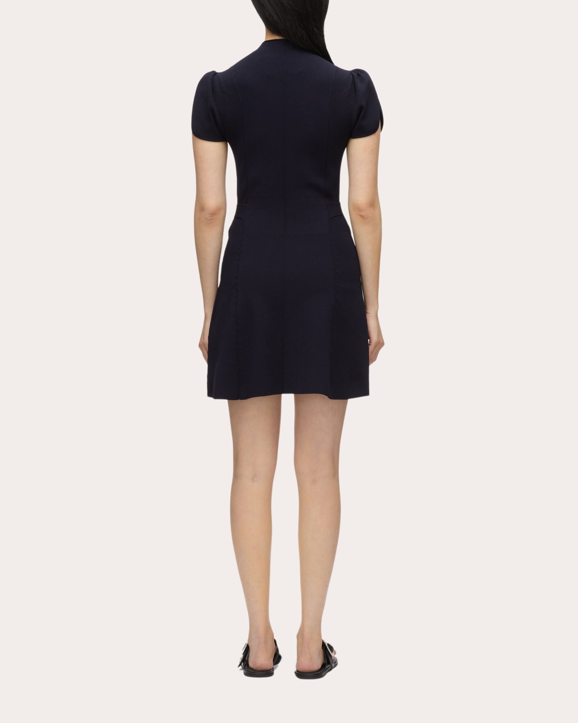 Rib Knit Mini Dress
