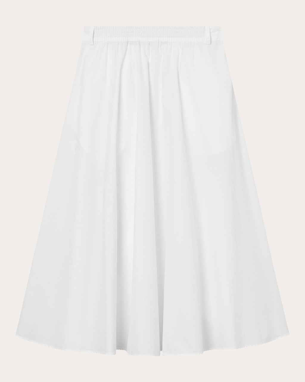 Novo Poplin Midi Skirt