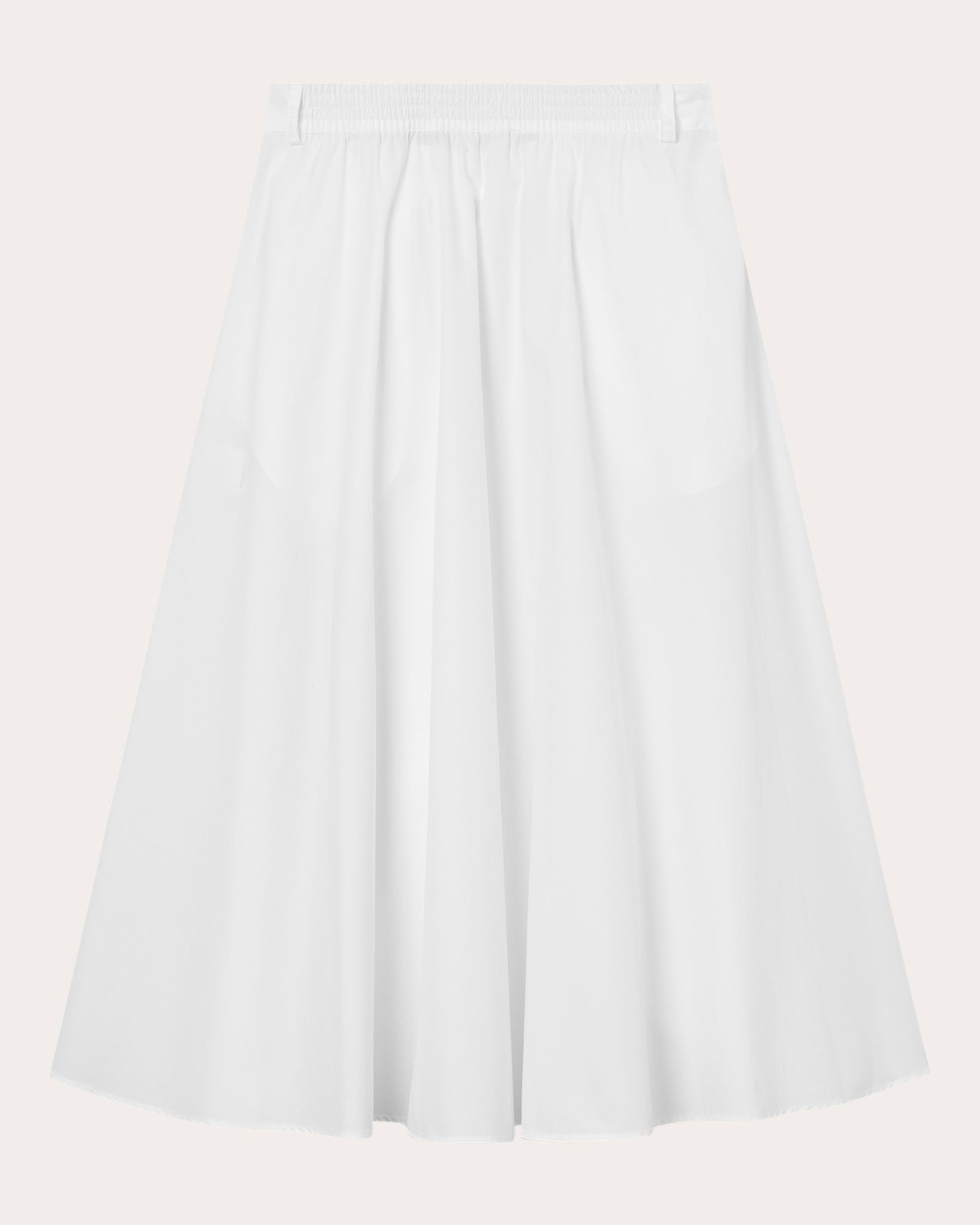 Novo Poplin Midi Skirt
