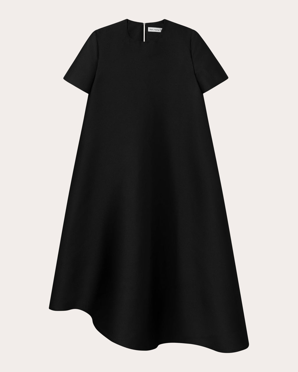 Doma Atelier Asymmetric Silk-Blend Midi Dress