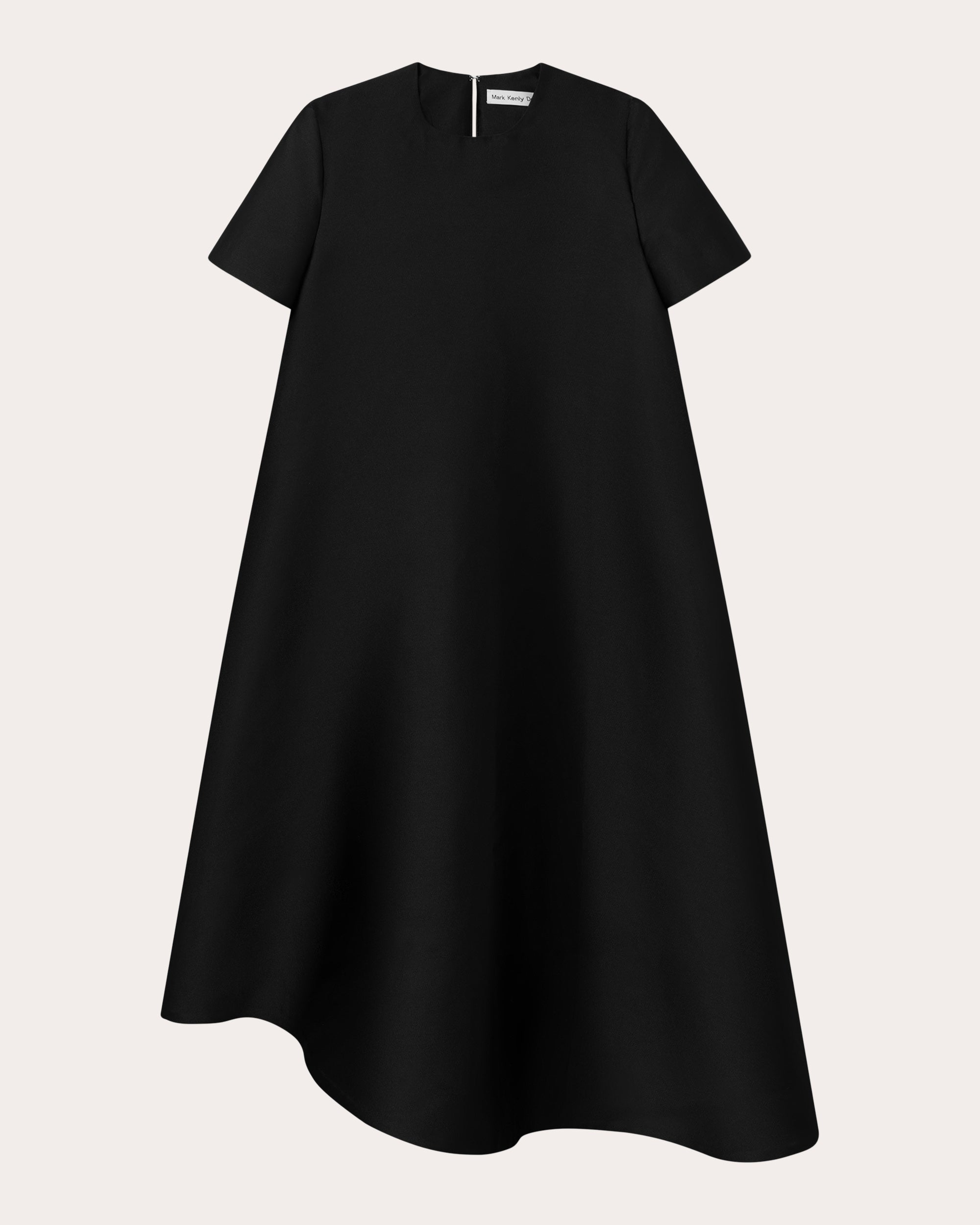Doma Atelier Asymmetric Silk-Blend Midi Dress
