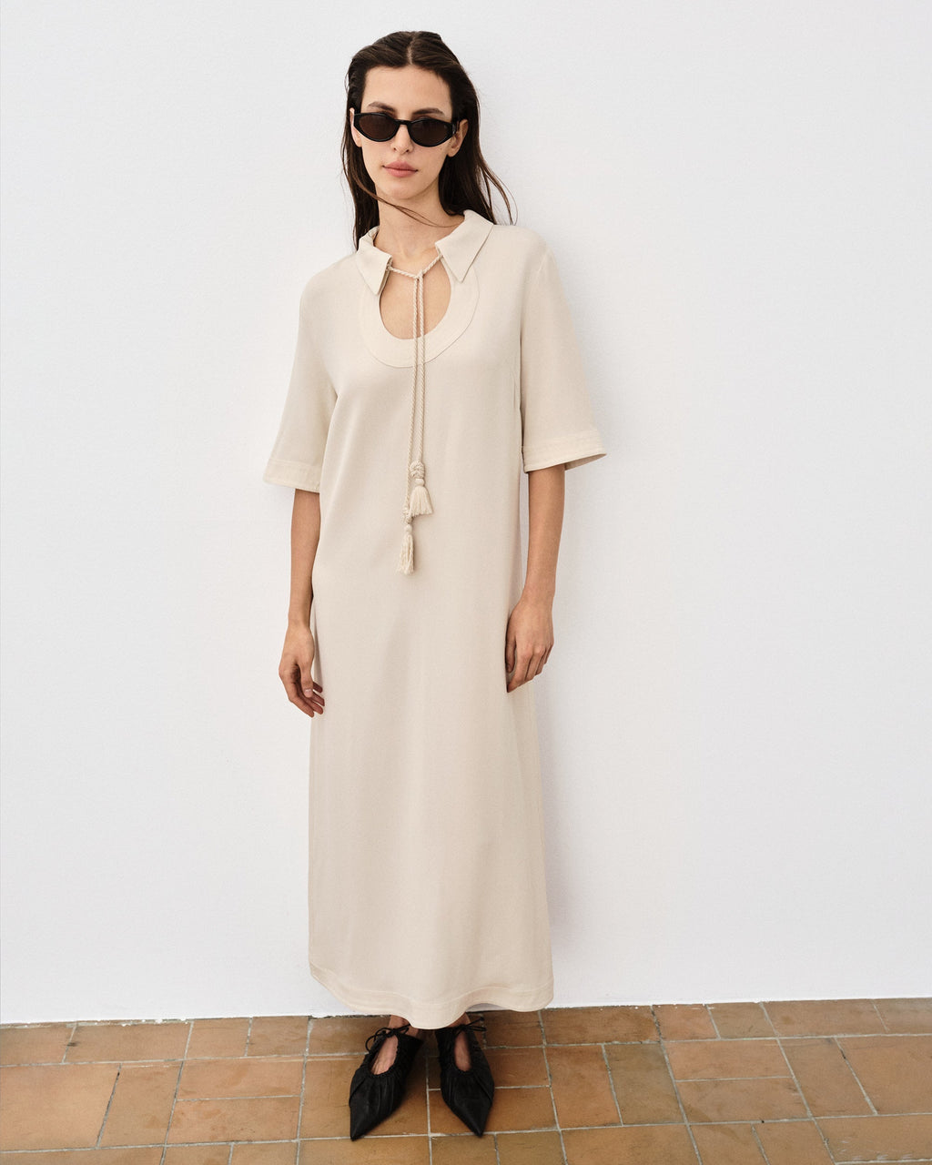 Brinney Tasseled Midi Dress