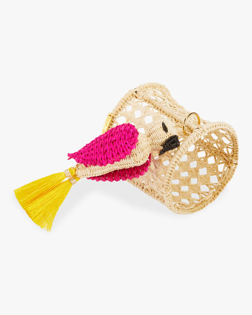 Set-of-Two Rose Cockatoo Napkin Ring