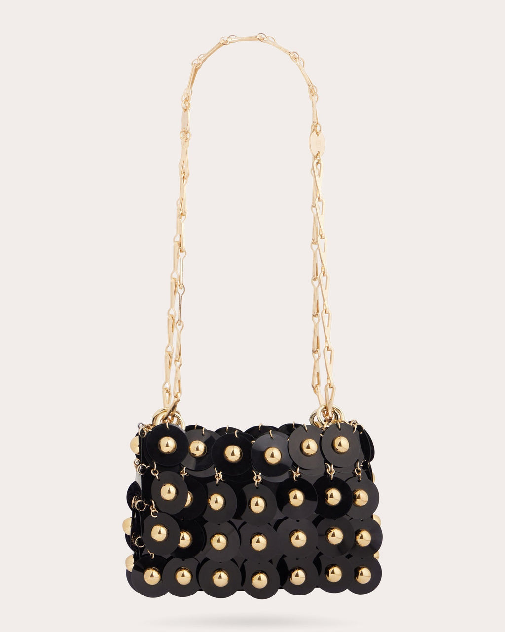 Sparkle Studded Paillette Shoulder Bag