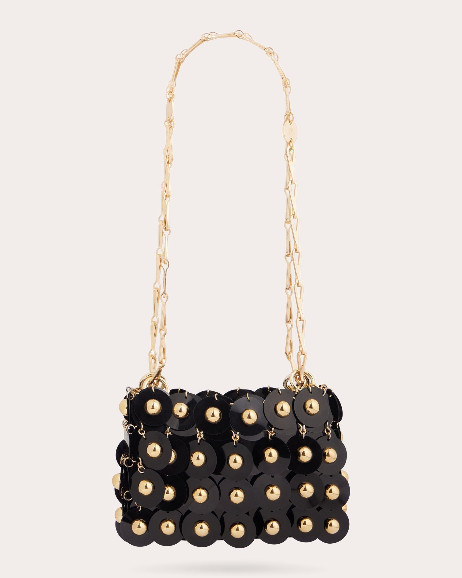 Sparkle Studded Paillette Shoulder Bag