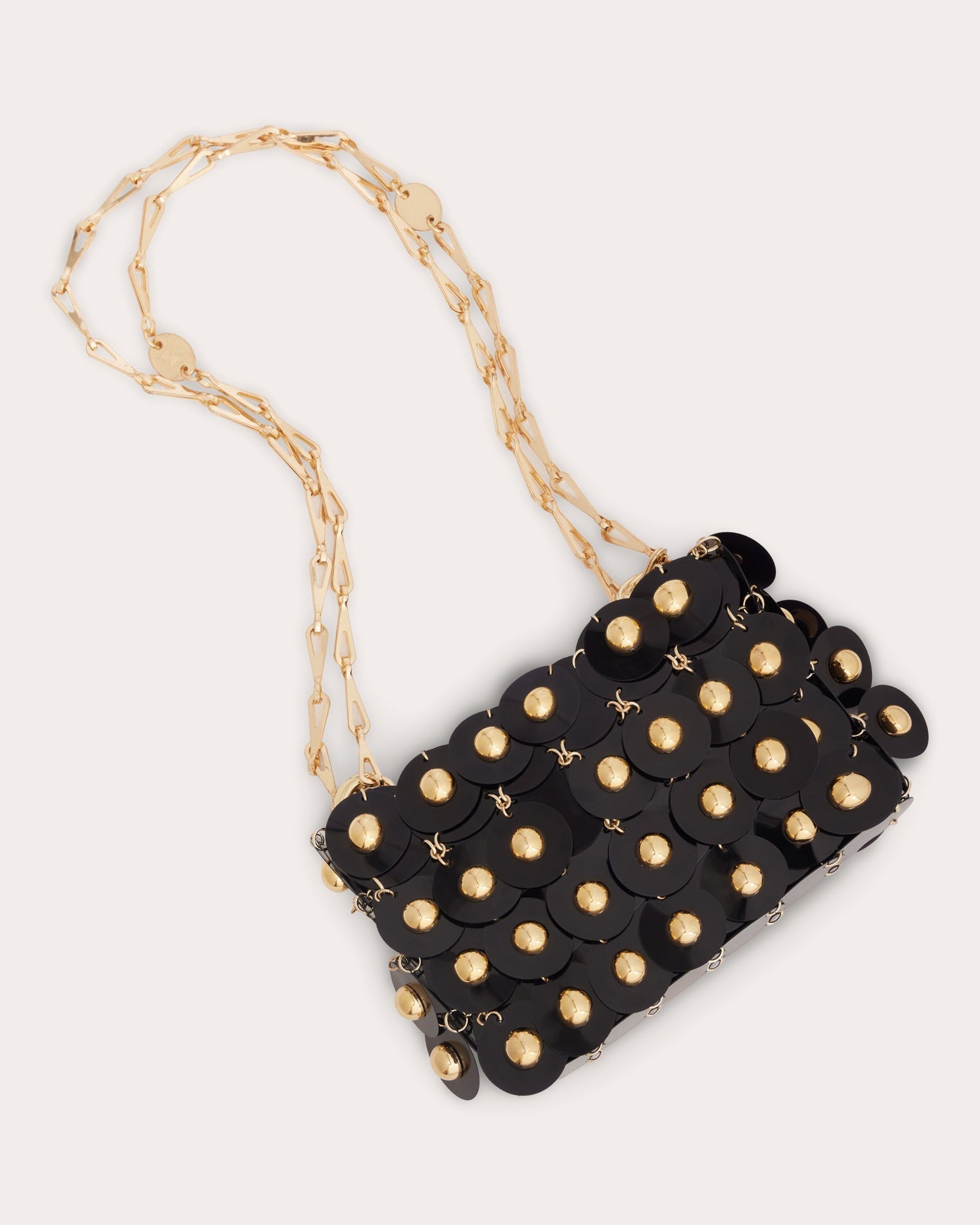 Sparkle Studded Paillette Shoulder Bag