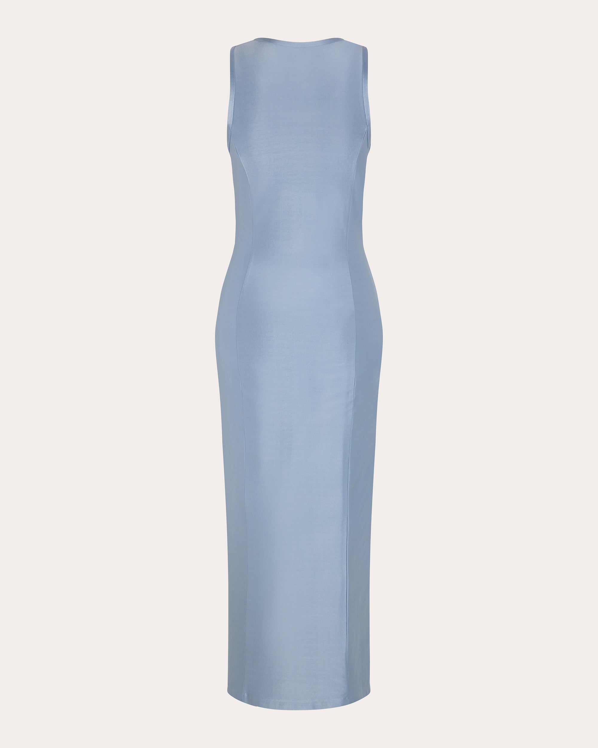 Gathered Embellished Stretch-Satin Midi Dress