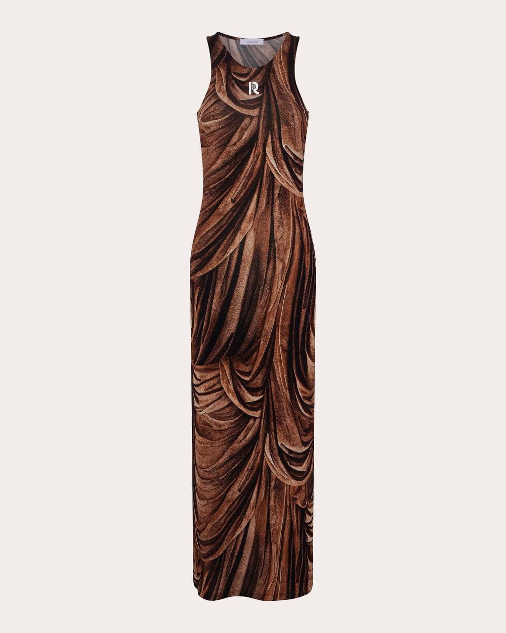 Monogram Printed Jersey Maxi Dress
