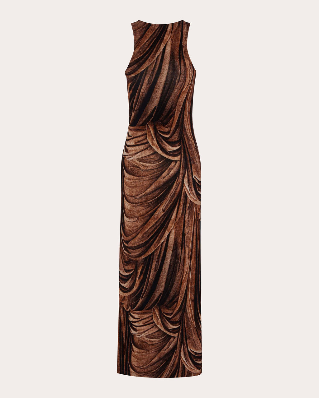 Monogram Printed Jersey Maxi Dress