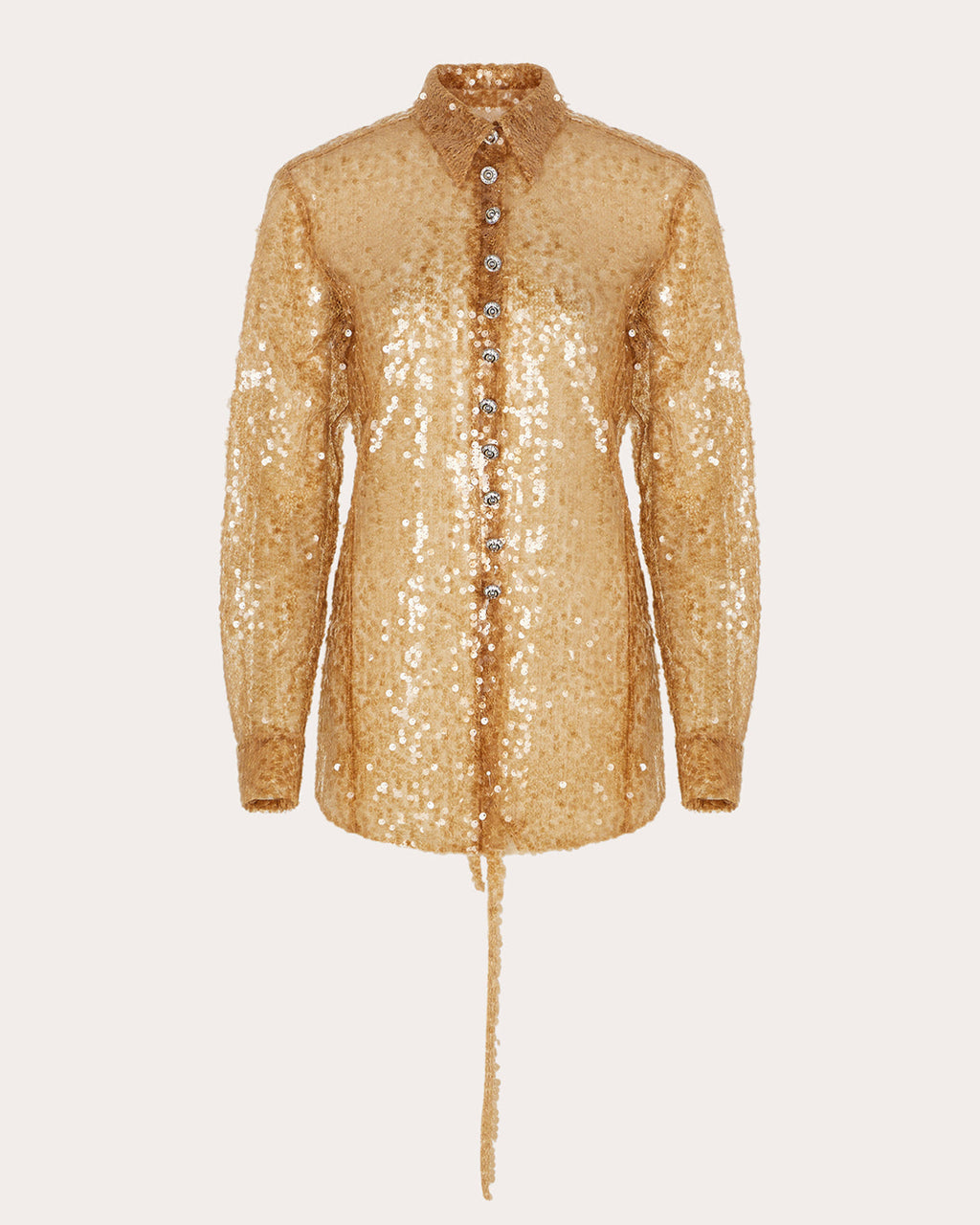 Embellished Sequin-Embroidered Shirt